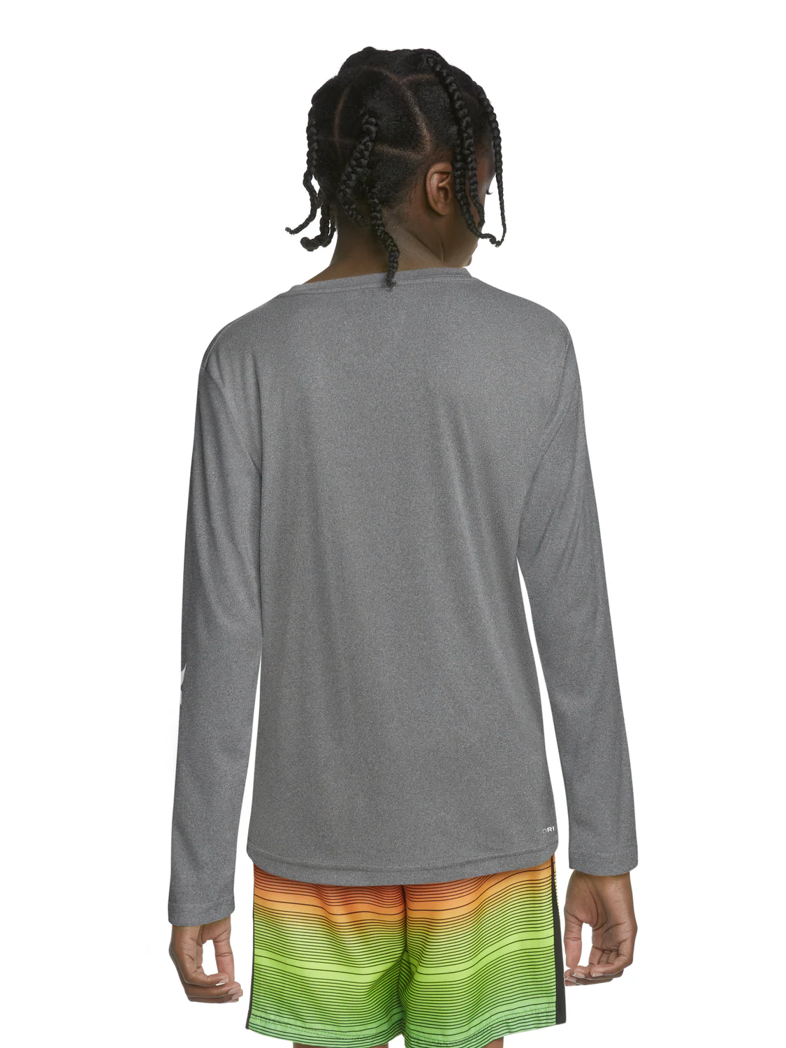 Boys' Icon Heathered UPF Long Sleeve Top - Image 3