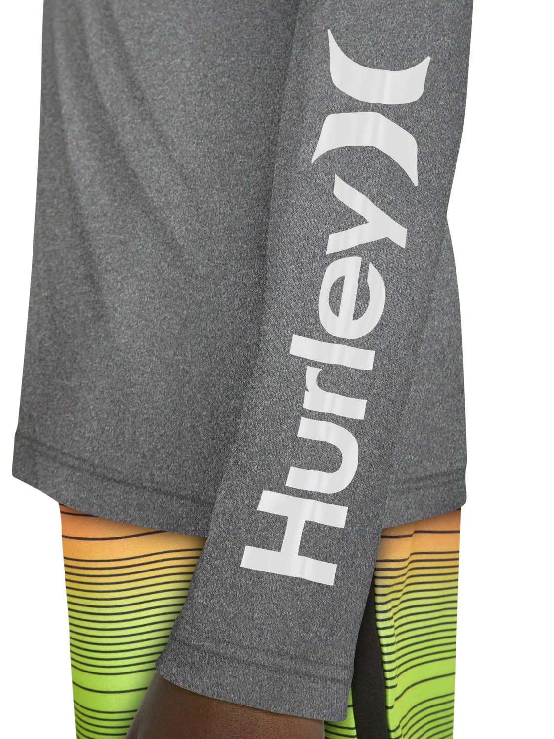 Boys' Icon Heathered UPF Long Sleeve Top - Image 4