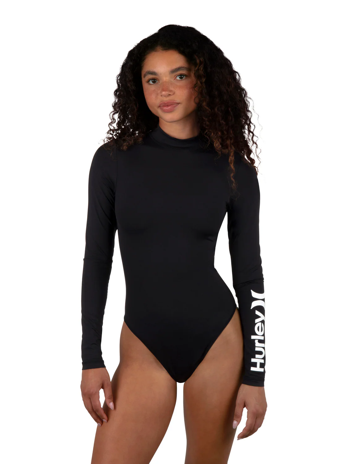 One & Only Mock Neck Zip Back Moderate Surf Suit - Image 5