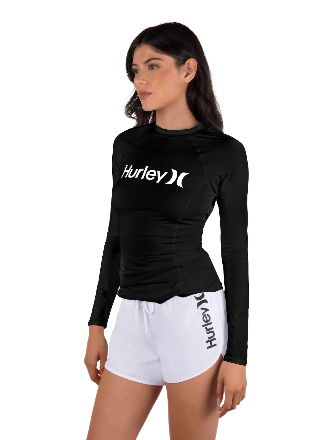 One & Only Solid Mock Neck Long Sleeve Rashguard - Image 4